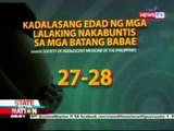 SONA: NSO: Bilang ng teen pregnancy, halos dumoble mula 2000 hanggang 2010