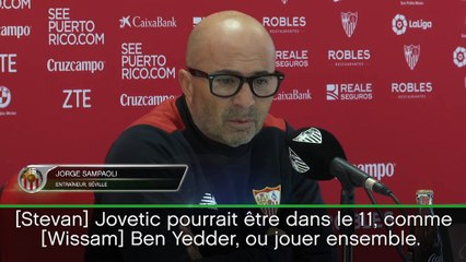 Séville - Sampaoli : ''Ben Yedder.. peut-être dans le 11''