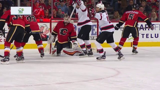 Hall, Kinkaid lift Devils past Flames, 2-1