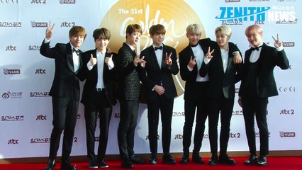 [Z영상] 방탄소년단(BTS) 아미야 사랑해!(31th Golden Disk Awards Red Carpet)