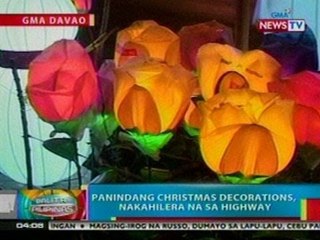 BP: Panindang Christmas decorations, nakahilera na sa highway sa Davao City
