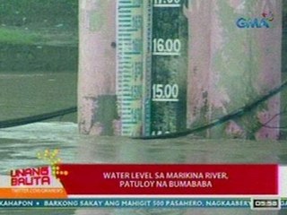UB: Water level sa Marikina River, patuloy na bumababa