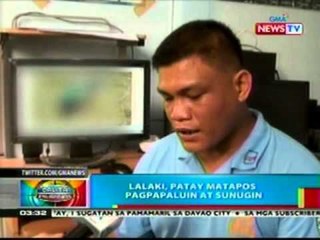 BP: Lalaki, patay matapos pagpapaluin at sunugin