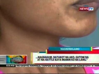 BP: Kasambahay na sinaktan daw ng 5 pulis, nananatili sa kulungan