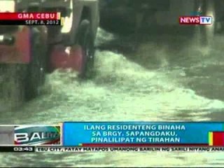 BP: Ilang residente binaha sa Brgy. Sapangdaku, Cebu City, pinalilipat ng tirahan