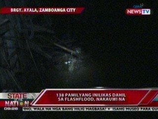 SONA: 138 pamilyang inilikas dahil sa flashflood, nakauwi na