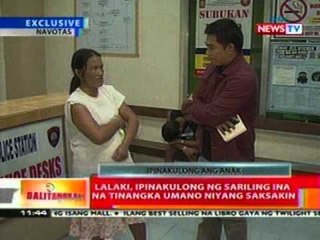BT: Lalaki sa Navotas, ipinakulong ng sariling ina na tinangka niyang saksakin