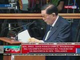 NTL: Sen. Pres. Enrile, nagbibigay ng talumpati kasunod ng pagbibitiw sa mayorya ni Sen. Trillanes