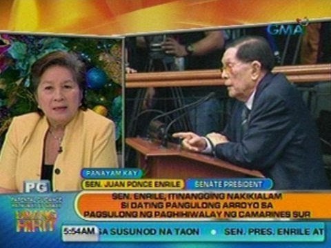 UB: Panayam kay Sen. Pres. Juan Ponce Enrile (Sept. 20, 2012)
