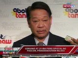 SONA: Genuino at 25 iba pang opisyal ng Pagcor, pinakakasuhan ng DOJ