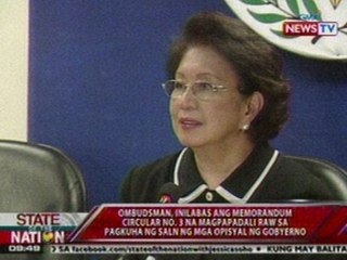 SONA: Ombudsman, inilabas ang Memorandum Circular No. 3 na magpapadali sa pagkuha ng SALN
