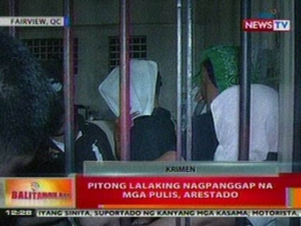 BT: 7 lalaking nagpanggap na mga pulis, arestado sa Fairview, QC