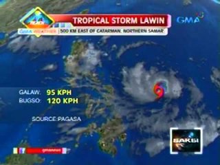 Saksi: NDRRMC, naka-red alert na bilang paghahanda sa Bagyong Lawin