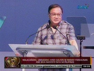 24 Oras: Malacañang, umaasang 'di aalisin ni Manny Pangilinan ang mga negosyo niya sa Pilipinas