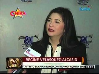 24 Oras: Regine at Aga, bumida sa red carpet premiere ng pelikula nilang 'Of All The Things!'