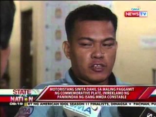 SONA: Motorista, inireklamo ng paninindak sa isang MMDA constable