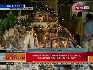 BT: Miniature Christmas village, tampok sa isang bahay sa Cebu