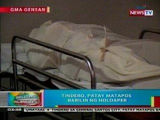 BP: Tindero, patay matapos barilin ng holdaper; call center agent, sinaksak