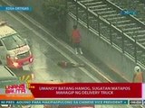 UB: Umano'y batang hamog, sugatan matapos mahagip ng delivery truck sa EDSA-Ortigas