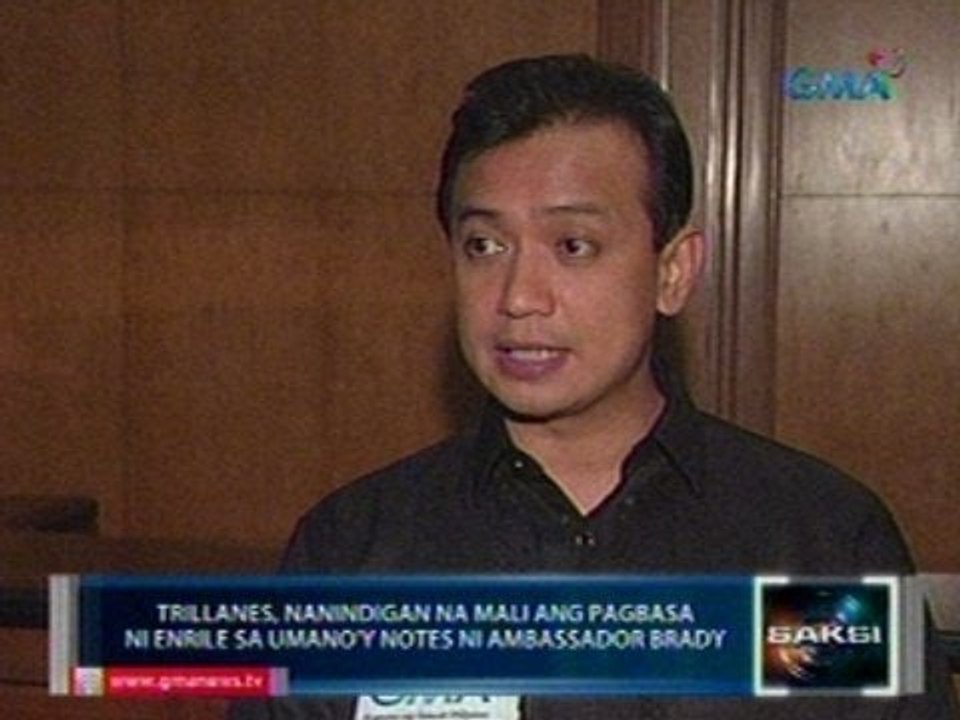 Saksi: Hamon ni Sen. Trillanes kay Sen. Enrile, 'di papatulan ng Senate President