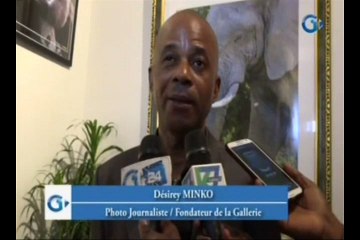 RTG - Désirey MINKO , un Journaliste a mis sur pied une galerie à Libreville dédié à la photographie gabonaise