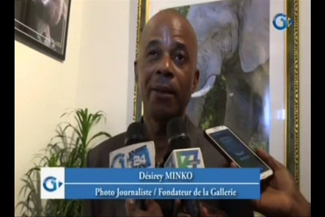RTG - Désirey MINKO , un Journaliste a mis sur pied une galerie à Libreville dédié à la photographie gabonaise