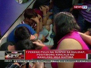 QRT: 7 pekeng pulis sa suspek sa hulidap, positibong kinilala ng mga biktima
