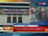 BT: MPD, may utang na humigit-kumulang P1-M sa water utility company