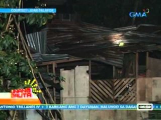 UB: Buhawi sa QC, nakunan ng video; Ilang bahay, napinsala