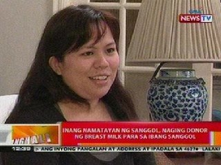 BT: Inang namatayan ng sanggol, naging donor ng breast milk para sa ibang sanggol