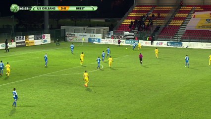 J20 : US Orléans - Brest (0-1)