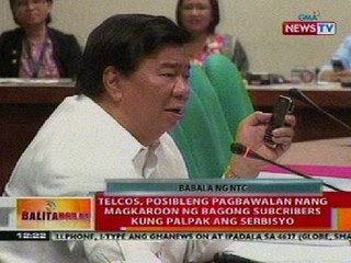 BT: Telcos, posibleng pagbawalan nang magkaroon ng bagong subscribers kung palpak ang serbisyo