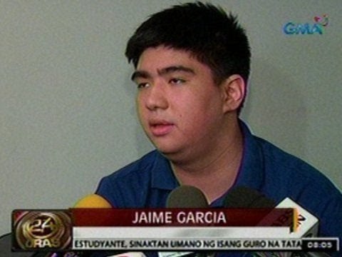 24Oras: Estudyanteng tinutukan umano ng baril ng tatay ng kanyang kaklase, nagsalita na