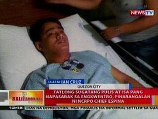 BT: 3 sugatang pulis at 1 pang napasabak sa engkwentro sa QC, pinarangalan ni NCRPO Chief Espina