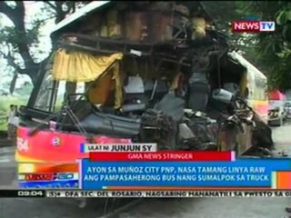 NTG: Siyam, patay sa karambola ng bus, tanker at motorsiklo