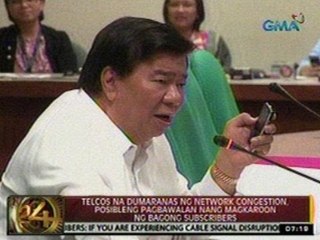 24Oras: Telcos na dumaranas ng network congestion, posibleng pagbawalan magkaroon ng new subscribers