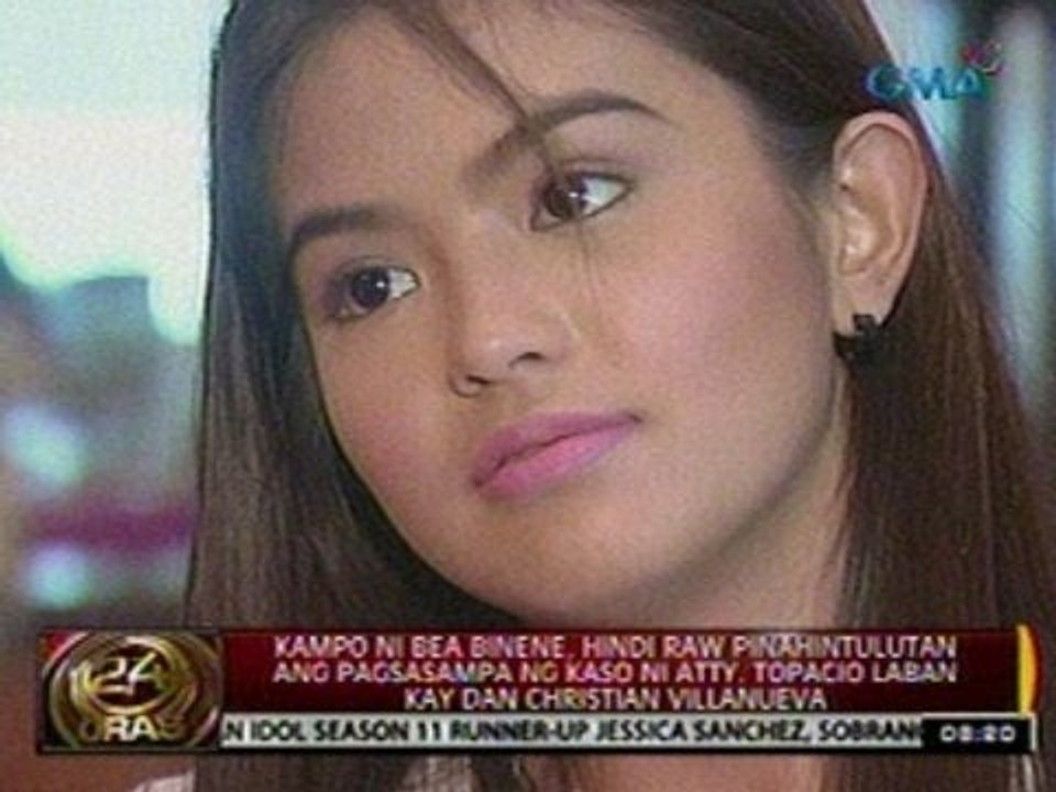 24Oras: Kampo ni Bea Binene, 'di pinahintulutan...