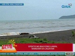 UB: Epekto ng Bagyong Lawin, ramdam sa Sta. Ana, Cagayan