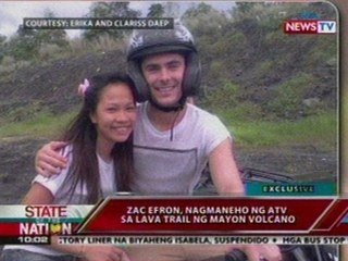 SONA: Zac Efron, nagmaneho ng ATV sa lava trail ng Mayon Volcano