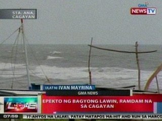 NTVL: Epekto ng Bagyong Lawin, ramdam na sa Sta. Ana, Cagayan