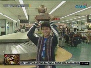 24 Oras: Int'l Children's Peace Prize   Awardee na si Kesz, balik-Pilipinas