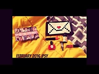 February 2016 Ipsy Bag!