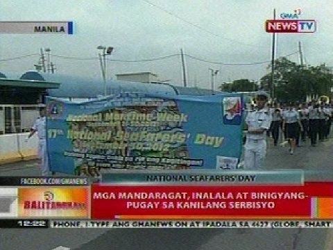 BT: Mga seaman, inalala at binigyang pugay sa kanilang serbisyo