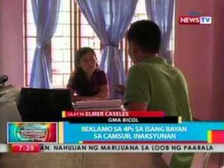 BP: Reklamo sa 4Ps sa isang bayan sa   CamSur, inaksyunan