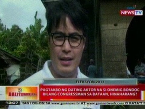 BT: Pagtakbo ng dating aktor na si Onemig Bondoc bilang Congressman sa Bataan, hinaharang?