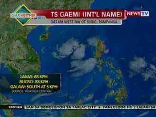 BP: Weather update as of 3:43 p.m. (Oct 2, 2012)