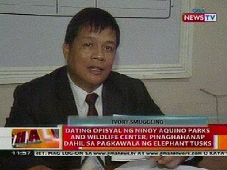 BT: Ex-opisyal ng NAPWC, pinaghahanap dahil sa pagkawala ng elephant tusks