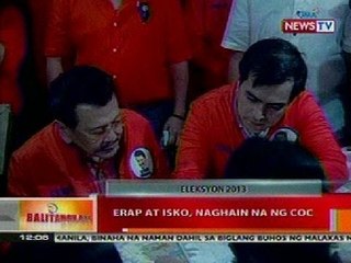 BT: Erap at Isko, naghain na ng COC