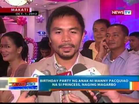 NTG: Birthday party ng anak ni Manny Pacquiao na si Princess, naging magarbo