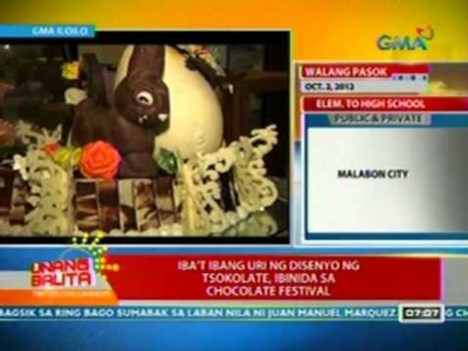 UB: Iba't ibang uri ng disenyo ng tsokolate, ibinida sa chocolate festival